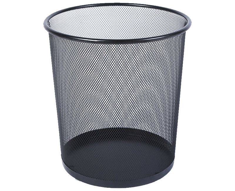 Metal Trash Can